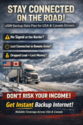 North America Driver eSIM – 30GB High-Speed Data - Trilateral Navigator(30Days)