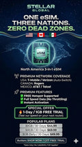 North America Driver eSIM – 10GB High-Speed Data - Border-Crosser Essential (30Days)
